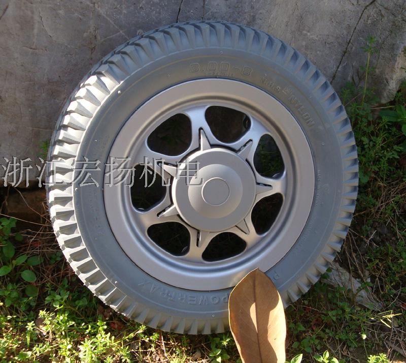 14-inch filling solid wheel intelligent robot tire electric wheel chair car wheel 3 00-8-Taobao