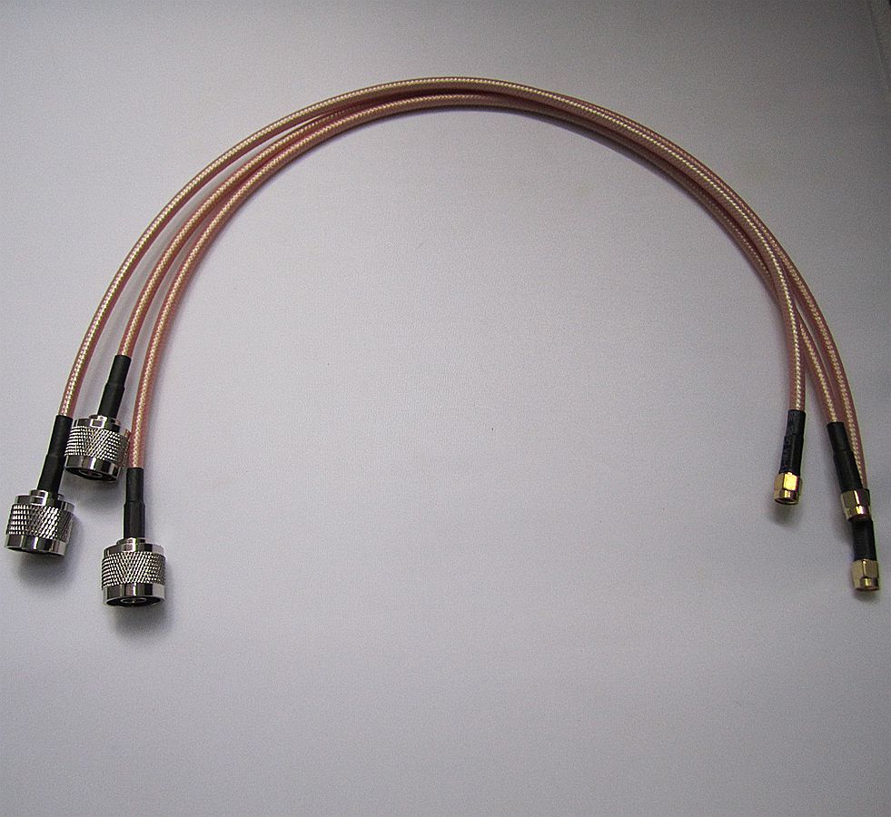 RG142 switching line premium gold plated SMA male head inner screw inner screw inner screw inner needle transfer line