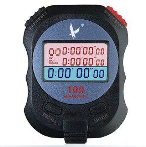 Sky Fos Seconds PC100A 3 row 100 track Micro waterproof running timer Referee Memory Seconds