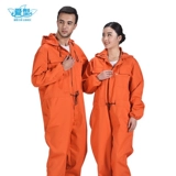 爱型 Утепленные комбинезоны, с капюшоном, с длинными рукавами, необрастающая и пылезащитная одежда для всего тела, износостойкая трудовая страховка для авторемонта и покраски распылением.