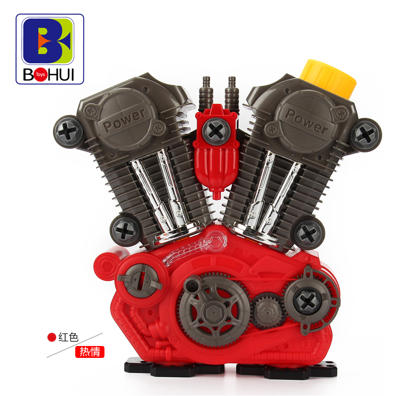 Simulation Engine Tool Bench Hands-on Detachable Screw Boy Boy Dismantling puzzle toy 3-4-5-6 years old