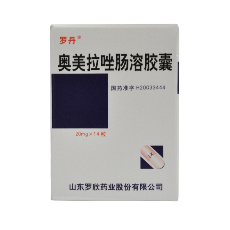 罗丹 奥美拉唑肠溶胶囊 20mg*14粒/盒