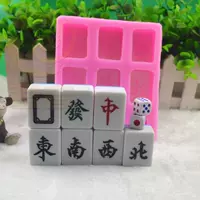 Khuôn xà phòng thương hiệu Mahjong / Khuôn xà phòng làm bằng tay DIY / Khuôn xà phòng / Khuôn xà phòng silicone / Khuôn sô cô la khuôn bánh trung thu