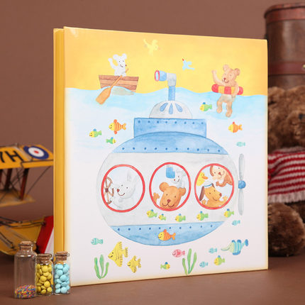 CL粘贴相册DIY相册卡通相薄宝宝成长记录本儿