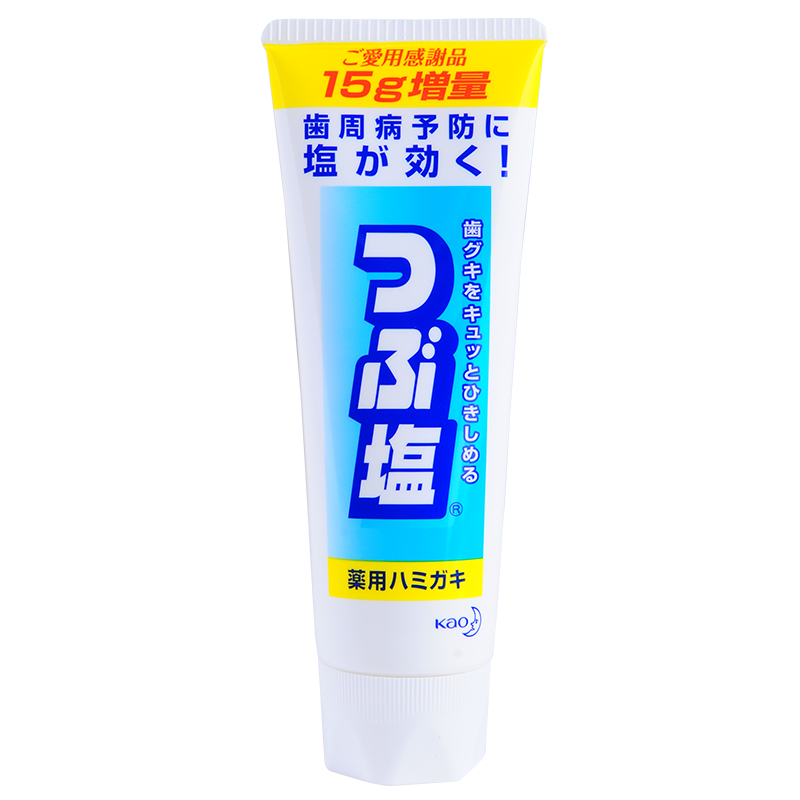 日本原装花王KAO大盐粒药用级牙膏180g*预防牙龈出血口臭