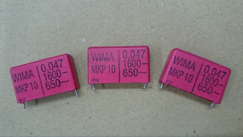 WIMA capacitor 1600v0 047uF Red Weima 0 047UF 473 German original Weima MKP10 disassembly parts
