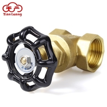 Sky Wide Fire Brass Valves DN25 Fire Hose Connector Brass Valves