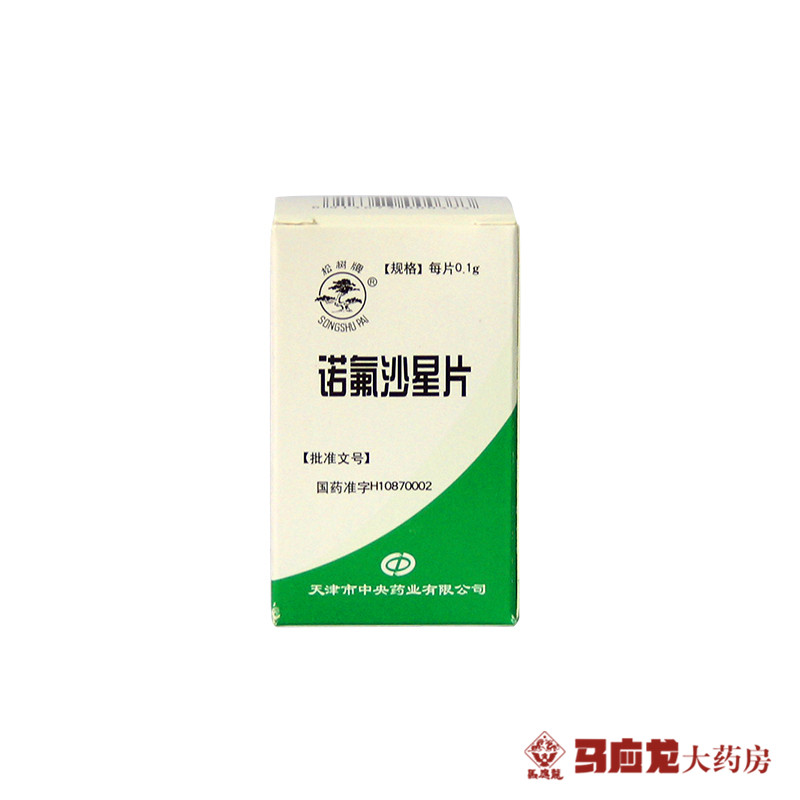 松树 诺氟沙星片 0.1g*24片*1瓶/盒