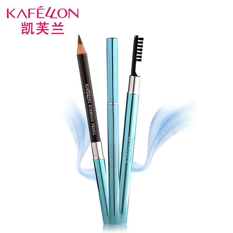 kafellon/凯芙兰魅力眉笔 防水防汗持久不晕染画一字眉工具眉笔
