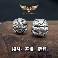 Серебряный браслет, бусины, четки бодхи, аксессуар, на удачу, серебро 925 пробы, DIY