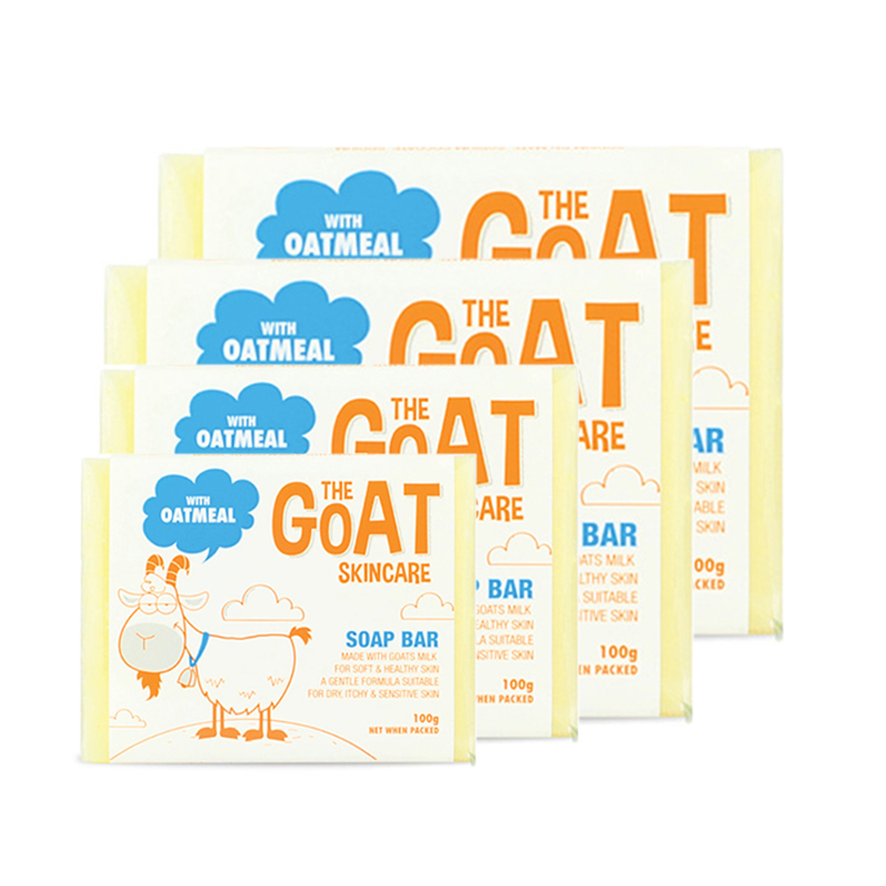 澳大利亚The Goat Skincare 羊奶皂 宝宝孕妇适用 燕麦味100g*4块