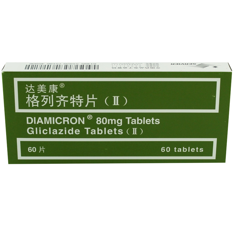 DIAMICRON/达美康 达美康 格列齐特片(ΙΙ) 80mg*20片*3板/盒