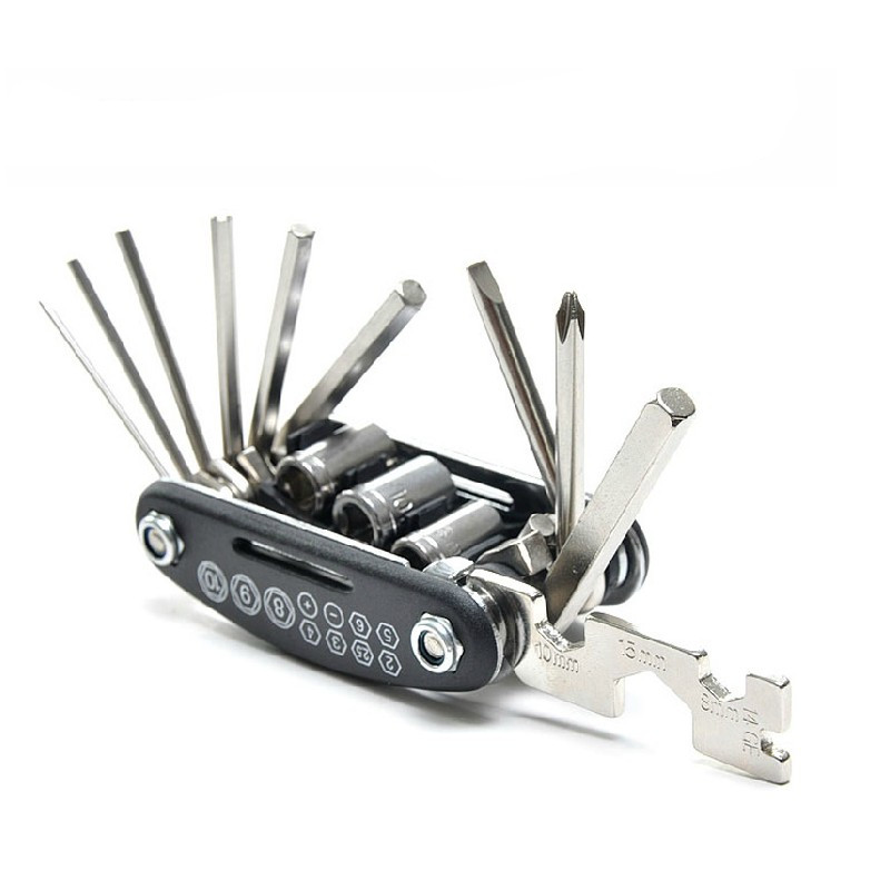 Bicycle repair tool accessories Bicycle repair kit Mountain bike multi-function combination tire repair tool packaging equipment