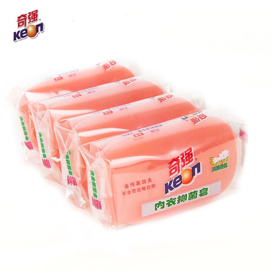 【天猫超市】奇强内衣抑菌皂100g*4 （淡雅香氛）洗衣皂肥皂香皂