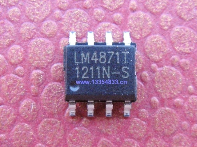 Plug-in speaker sound audio power amplifier IC chip LM4871 SOP-8 eight foot patch 3W