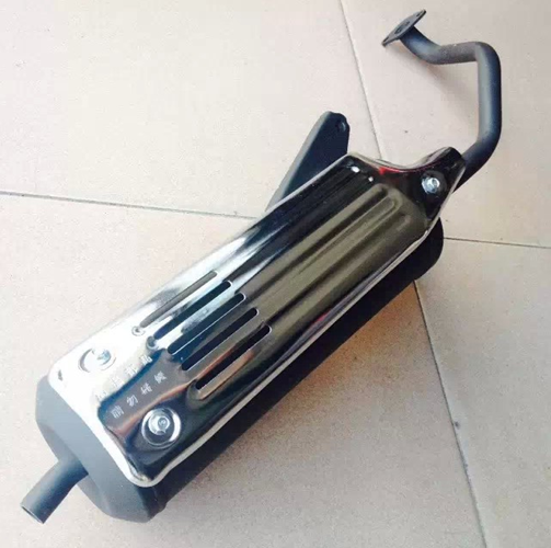 Female-type locomotive Guangyang Houmai 125 GY6125 pedal locomotive exhaust pipe silencer Zhengfactory assorted