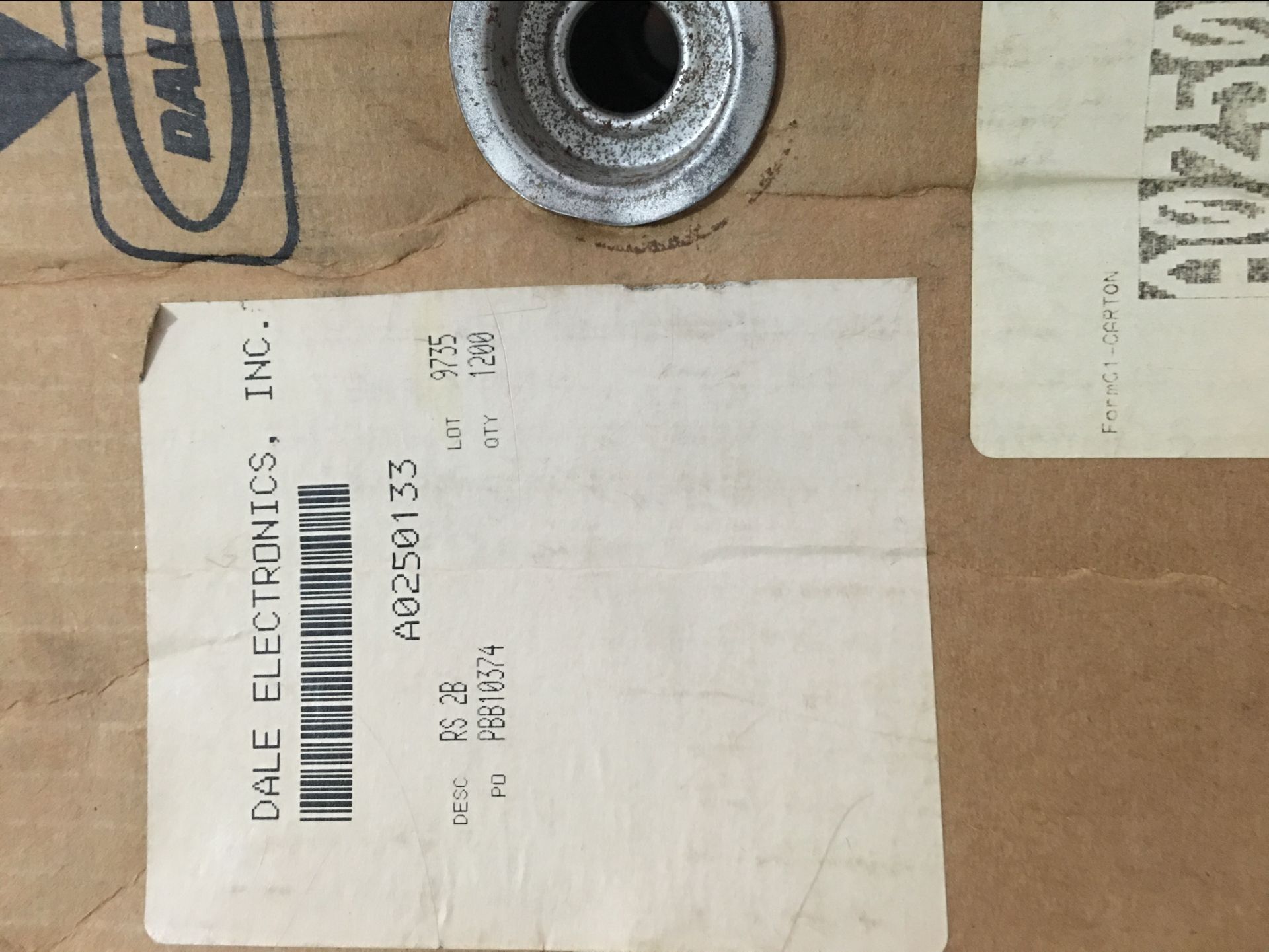 Vishay-Dale RS-2B 16.5 Euro 1% US resistor