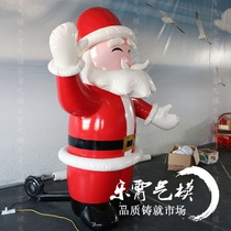 Christmas cartoon Air model inflatable wall Wall Santa Claus holiday decoration model bright material Santa Claus