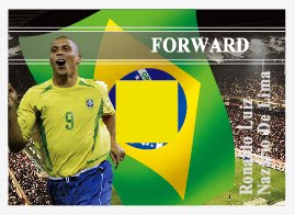 Brazil's monochrome jersey Ca Ronaldo Daro