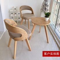 Balcony small table and chair three-piece coffee table combination leisure one table and two chairs bedroom Nordic modern minimalist creative net celebrity