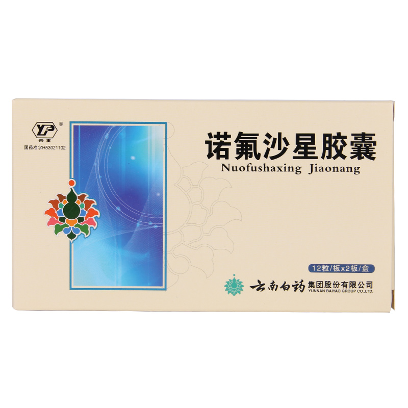 云丰 诺氟沙星胶囊 0.1g*24粒/盒