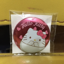 现货日本 hello kitty 金属 胸章