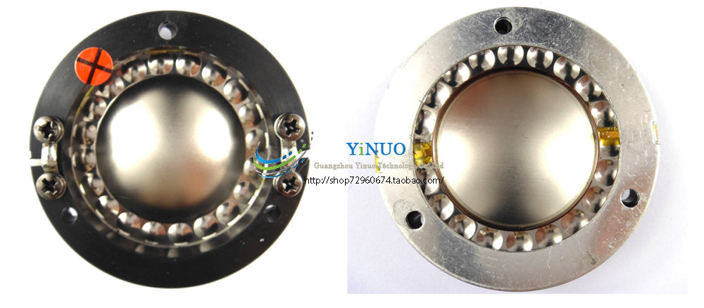 34 4mm tweeter voice coil 34 4 core titanium sound film diaphragm diaphragm round frame tweeter voice coil repair parts