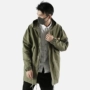 Tide thương hiệu Harajuku Nhật Bản retro nam gió hoang dã M51 dụng cụ Yu Wenle áo gió dài nam áo khoác nam hàng hiệu