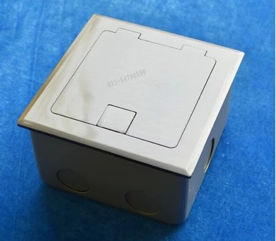 Type 86 open and open in stainless steel ground insert with 86 type panel ground insert