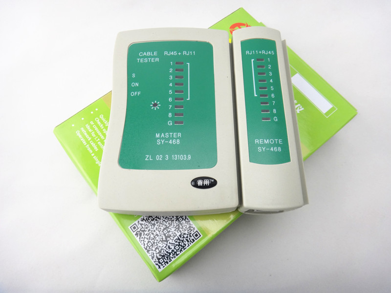 Special price multifunction Internet online line tester RJ45RJ11 telephone network route tool to deliver battery