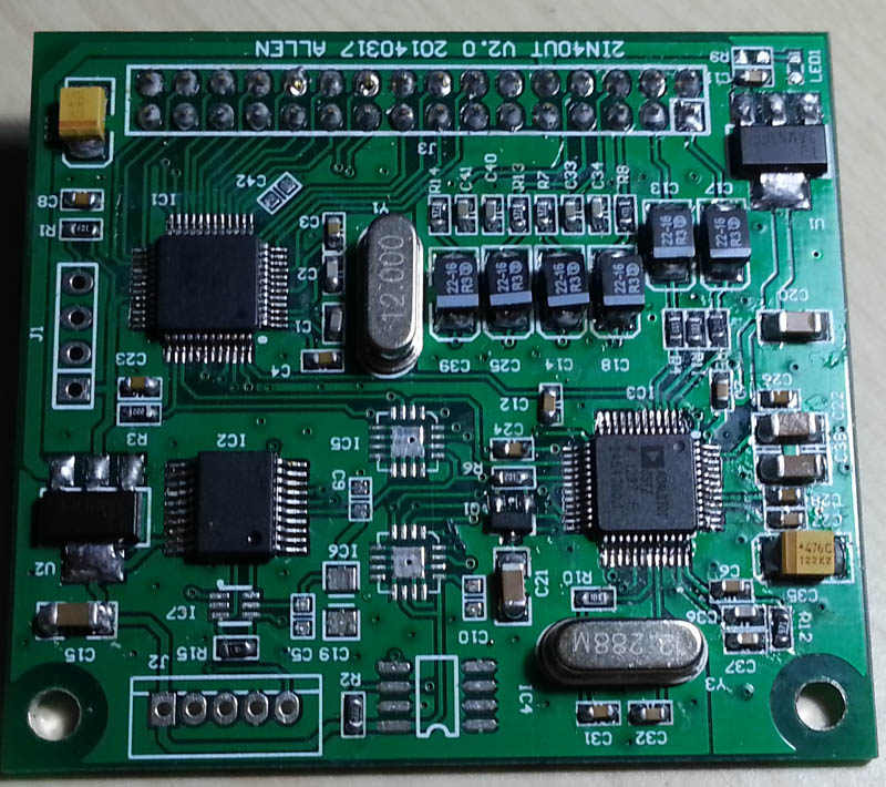 ADAU1701 electronic frequency division of the ADAU1701 module