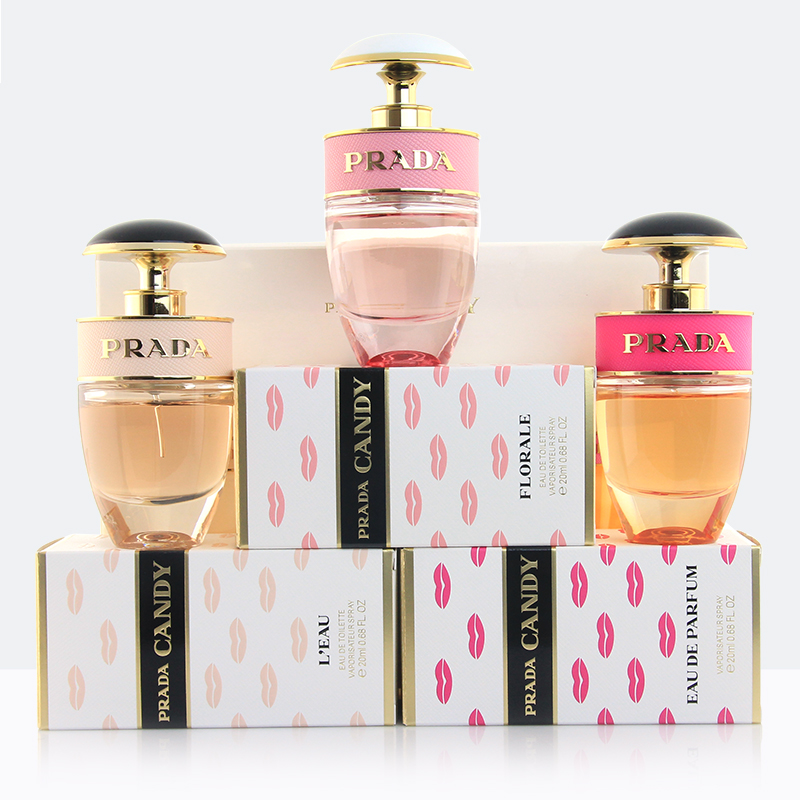 Prada/普拉达 Candy糖果蜜糖花漾卡迪小姐女士淡香水礼盒20ml*3