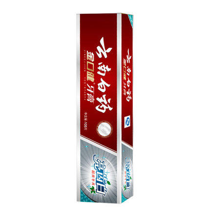 正品 云南白药牙膏 金口健 亮齿白酷爽冬青 美白牙齿 养护牙龈