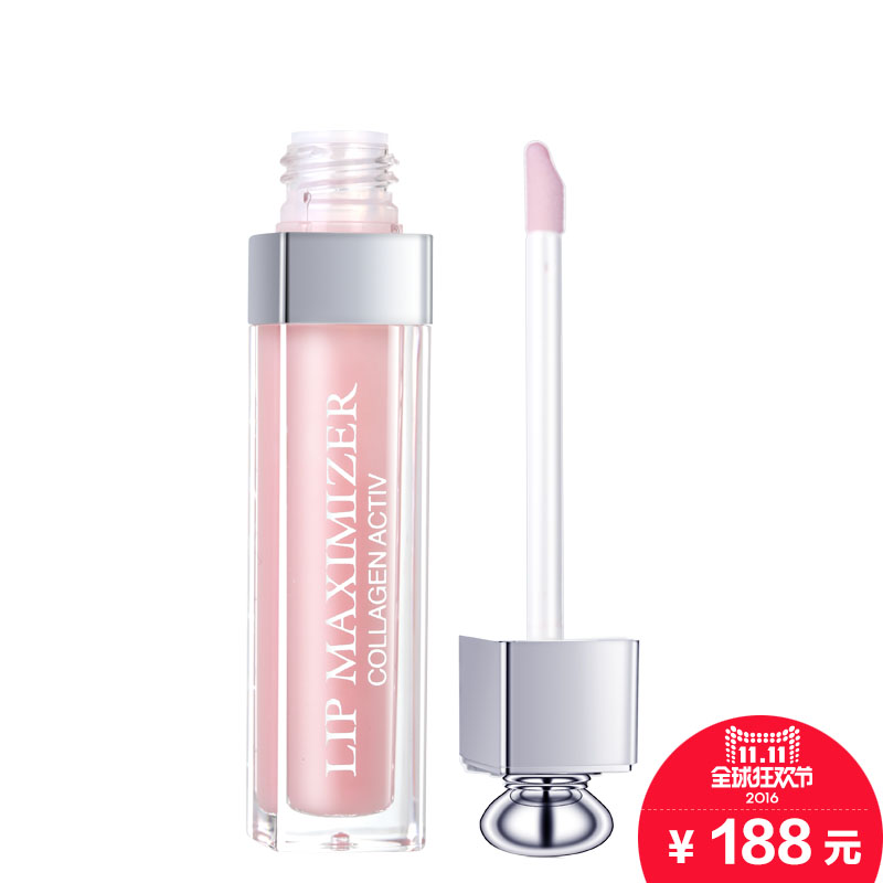 Dior/迪奥 CD魅惑丰唇蜜6ml 胶原活性唇彩 抚唇纹淡唇色001#
