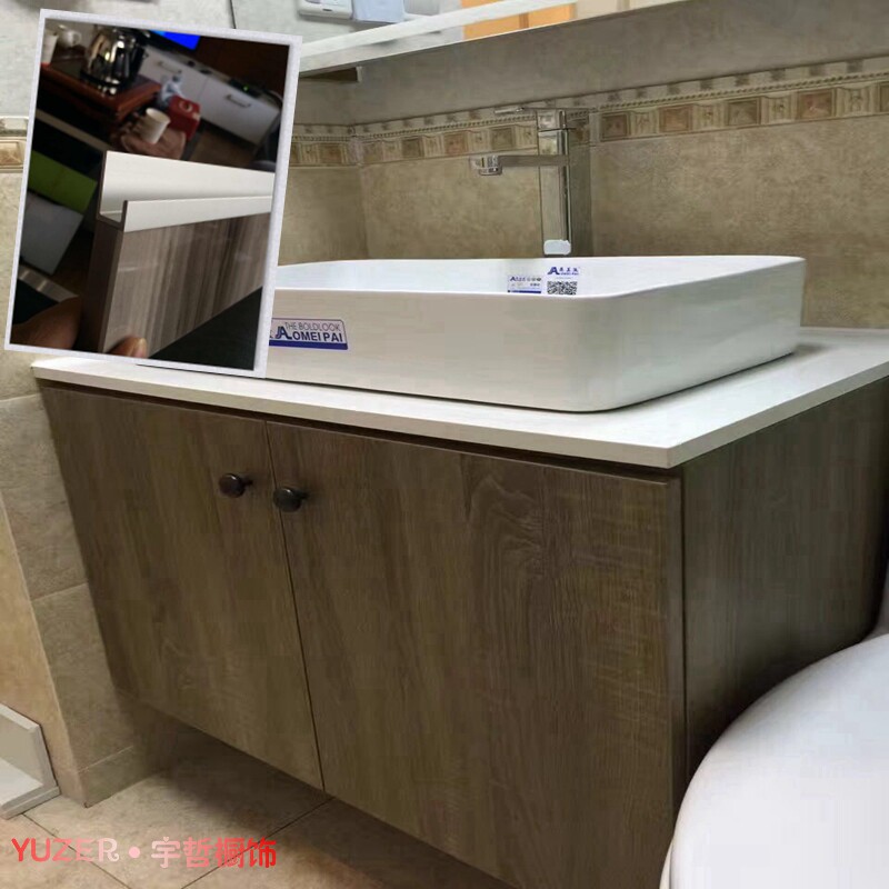 Shanghai EGGER same color imported technology EGGER board cabinet door double decorative panel cabinet door panel custom solid wood particles