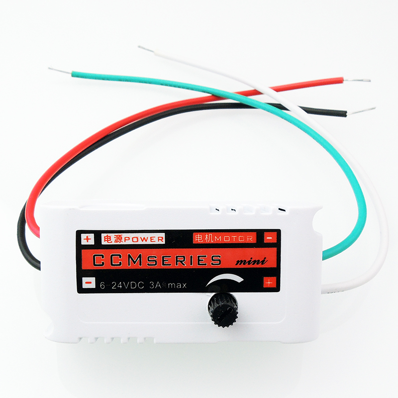 Micro PWM DC motor governor 6V12V24V universal 3A Small plastic shell