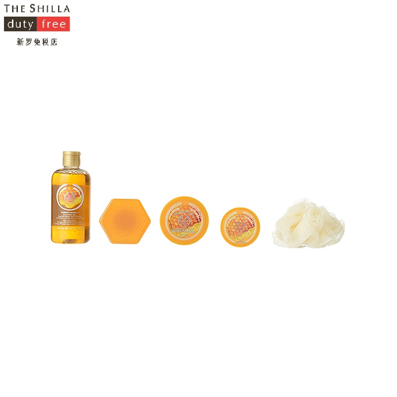 [新罗免税店]The body shop/美体小铺  蜂蜜身体护理经典礼盒小