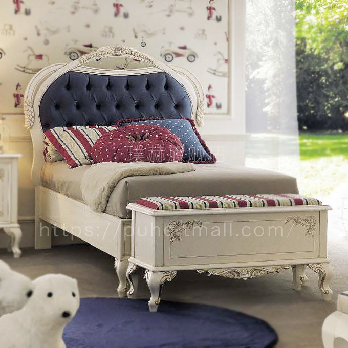 Children's bed Boy single beds 1 8 teenagers Double Prince 1 5 m Master bedroom minimalist Joo-style ultra-personality bed