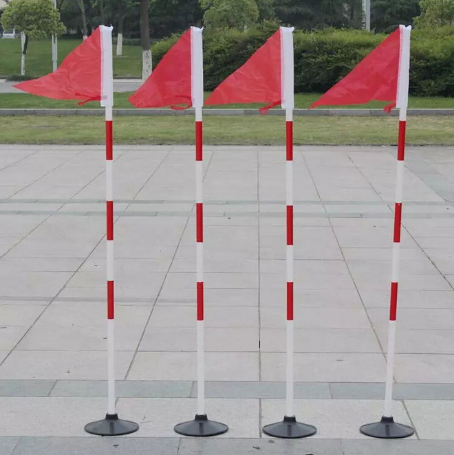 Sign pole Road obstacle pole Warning pole Basketball football dribble around the pole Practice car pile pole Serpentine running benchmark