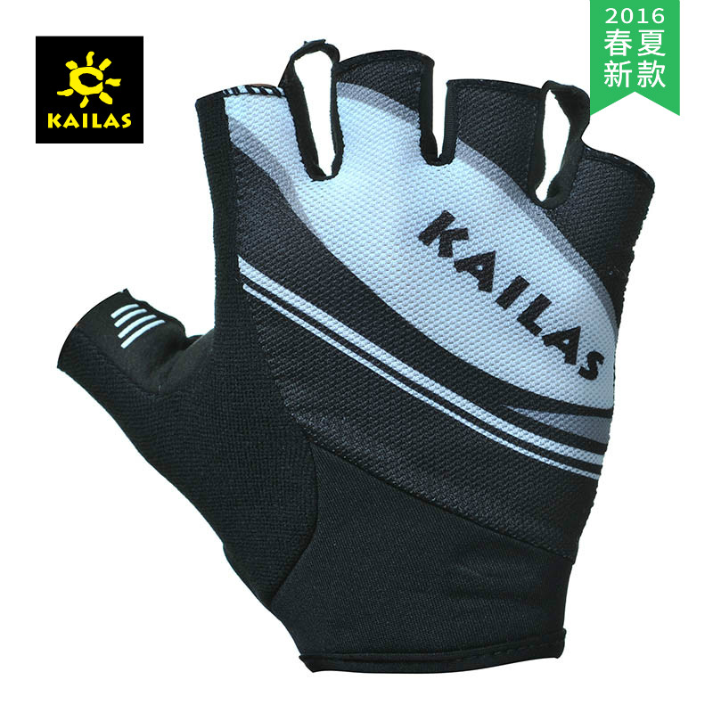 【2016春夏新款】KAILAS/凯乐石  男款半指骑行手套  KM550001