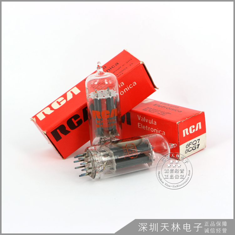 US Skin Head RCA 6CG7 6FQ7 Vacuum Tube