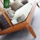 Một vòng mới của Trung Quốc Châu Á đồ nội thất phong cách nội thất Đông Nam cau óc chó màu giường Dương khoe chiếc ghế sofa gỗ rắn - Giường