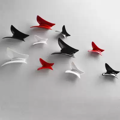 European ceramic butterfly wall decoration Creative Wall living room TV background Wall Wall wall hanging bedroom wall sticker three-dimensional