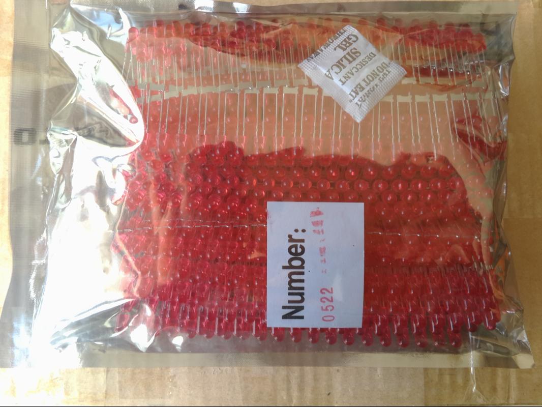 Red hair red LED one-piece light LED electronic light box one-piece light Stable and bright LED foot light LED one-piece light