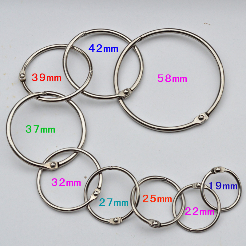 304 stainless steel curtain ring, curtain buckle, open ring, loose-leaf buckle, curtain accessories, thickened hanging ring, card ring