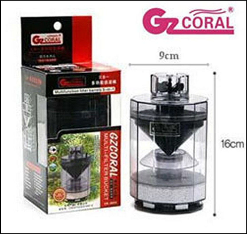 CORAL water goblin fish tank filter toilet suction aquarium tank cleaning forced sedimentation to remove fish poop