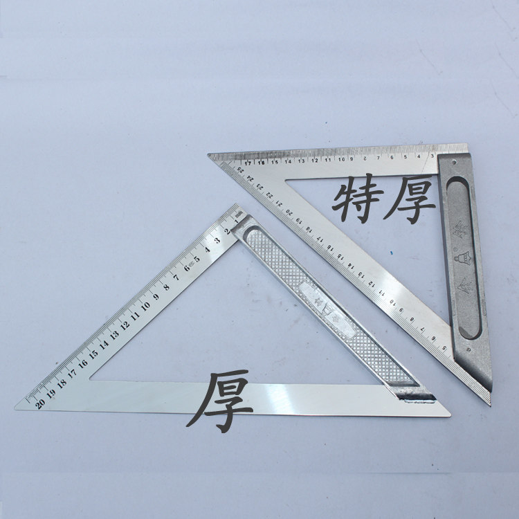 With scale triangle ruler Without scale angle ruler Extra thick angle ruler Aluminum seat angle ruler Measuring tools
