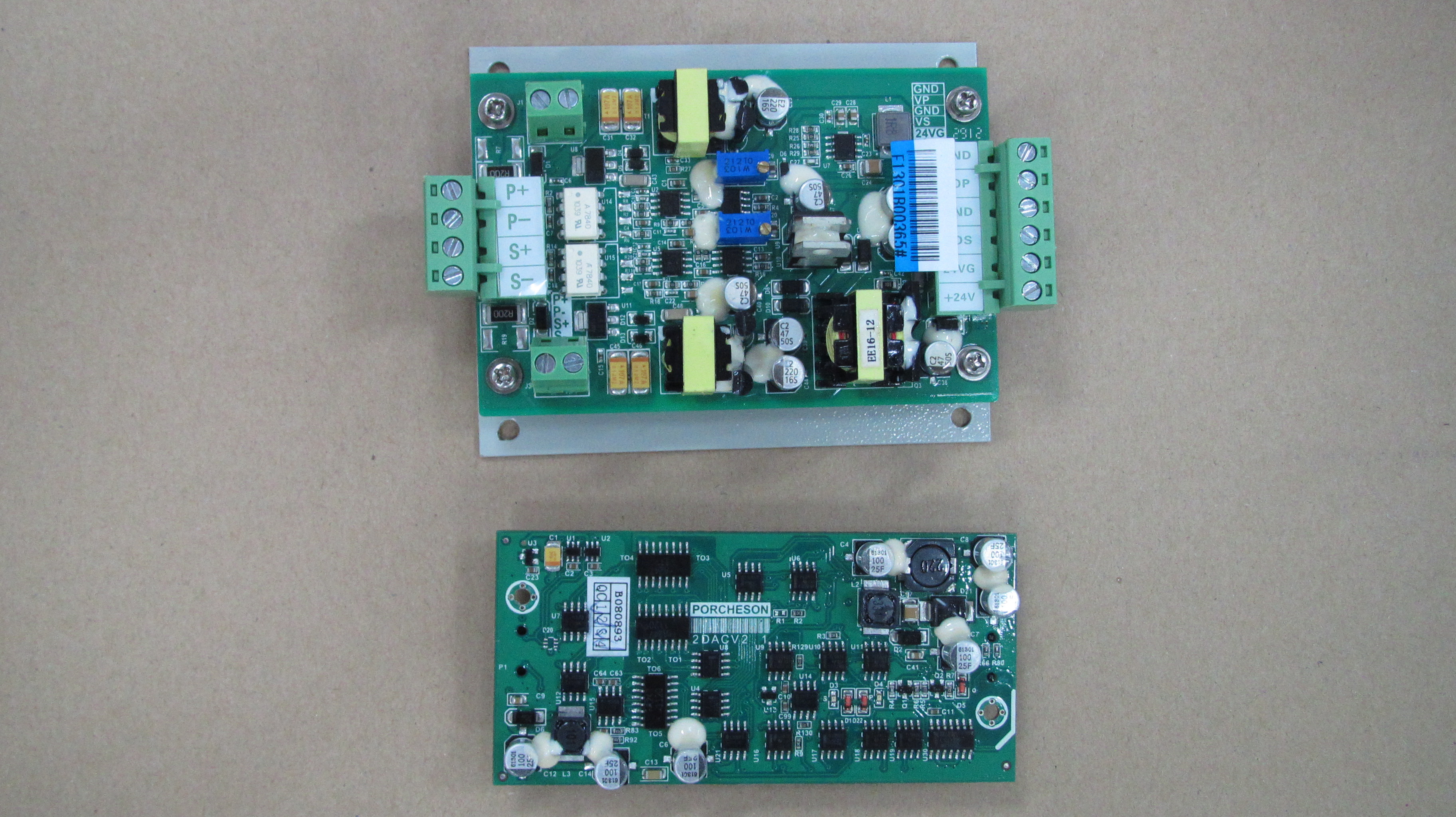 PORCHESON PC serves a 0-10V conversion board