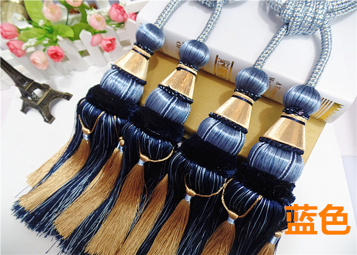 Curtain hanging ball hook Curtain tie rope Curtain tie ball Curtain buckle European high-grade Monce double ball