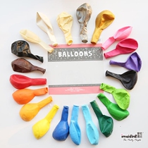 12 inch American balloon thickened filled with helium floating birthday 100 days decoration party decoration Wedding room one-year-old children